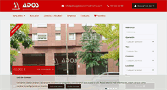 Desktop Screenshot of adosgestioninmobiliaria.com